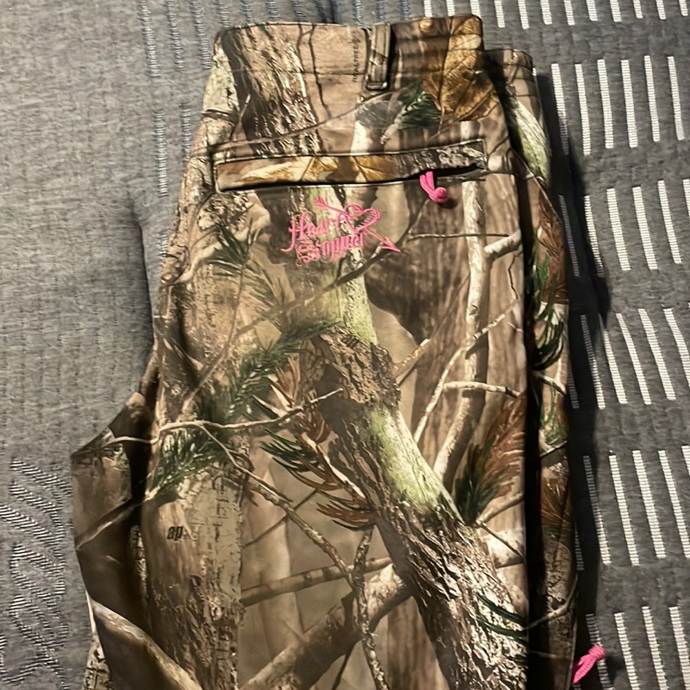 womens heart stopper camo pants - scentlok